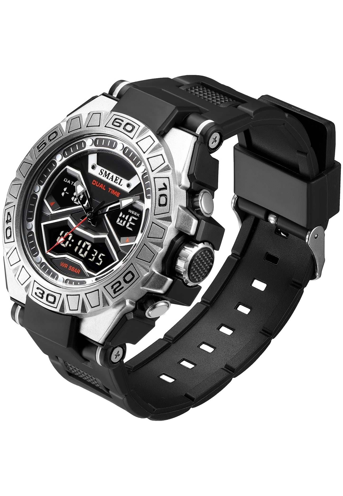 Smael 8070 "Silver" watch