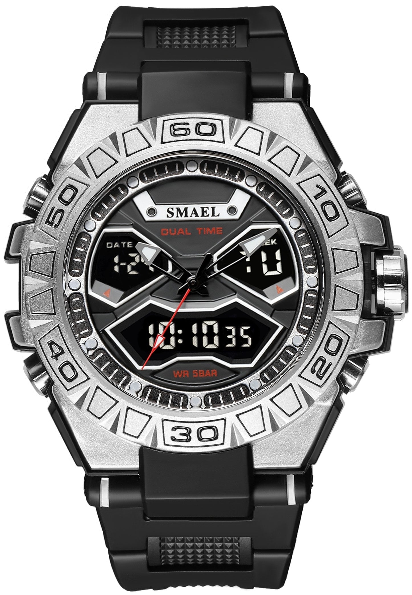 Smael 8070 "Silver" watch