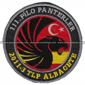 Parche Turkish Air Force 111.Filo Panterler 2011-13 Tlp Albacete
