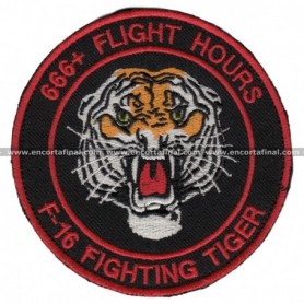 Parche 666+ Flight Hours F-16 Fighting Tiger