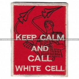 Parche Keep Calm And Call White Cell