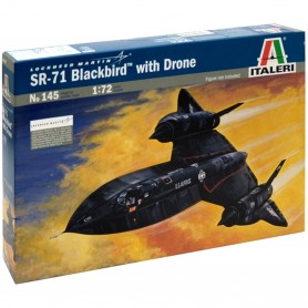 Maqueta de avion militar Italeri Sr-71 Blackbird With Drone - 1:72