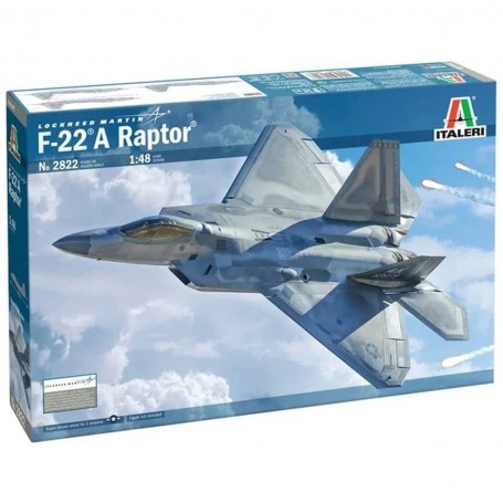 Maqueta de avion militar Italeri F-22 Raptor - 1:48