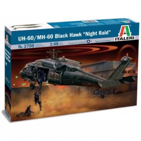 Maqueta de avion militar Italeri Uh-60-Mh-60 Black Hawk "Night Raid" - 1:72