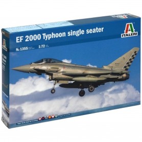 Maqueta de avion militar Italeri Ef-2000 Typhoon Single Seater  - - Calca Española