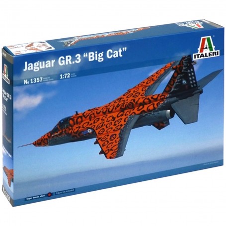 Maqueta de avion militar Italeri Jaguar Gr.3 "Big Cat" - 1:72
