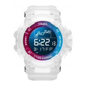 Reloj Smael 8046 "White Blue And Red"