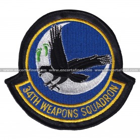 Parche United States Armed Forces - 34th Weapons Squadron