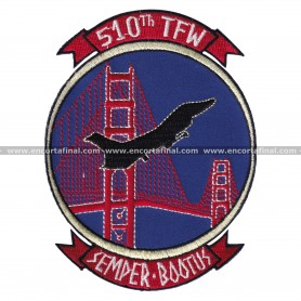 Parche United States Armed Forces - 510th TFW - Semper Bootus