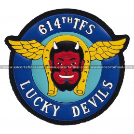 Parche United States Armed Forces - 614th TFS - Lucky Devils