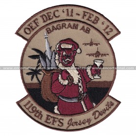 Parche United States Armed Forces - OEF DEC'11 - DEC'12 - 119th EFS Jersey Devils