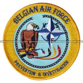 Parche Royal Belgian Air Force - Prevention & Investigation