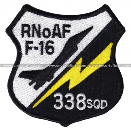 Parche Royal Norwegian Air Force - RNoAF F-16 - 338SQD