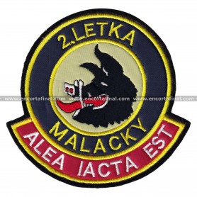 Parche Slovak Armed Forces - 2.Letka Malacky - Alea Iacta Est