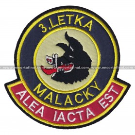 Parche Slovak Armed Forces - 3.Letka Malacky - Alea Iacta Est