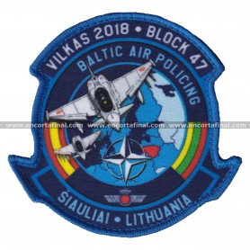Parche Ala 14 - Vilkas 2018 - Block 47 - Baltic Air Policing