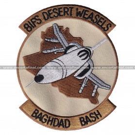 Parche United States Air Forces (USAF) - 81FS Desert Weasels -  Baghdad Bash