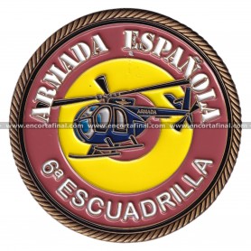 Moneda Armada Española - Sexta Escuadrilla - Hughes 500