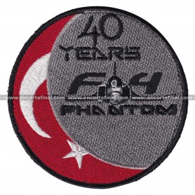 Parche Turkish Air Force - 40 Years - McDonnell Douglas F-4 Phantom II