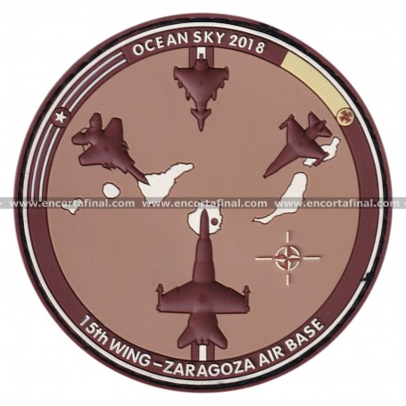 Parche Ala 15 - Ocean Sky 2018 - 15th Wing - Zaragoza Air Base
