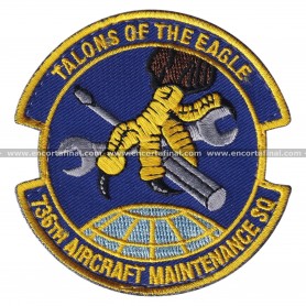 Parche United States Air Force (USAF) - Talons of the Eagle - 736th Aircraft Maintenance SQ