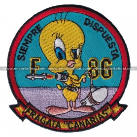 Parche Fragata Canarias (F-86) - Siempre dispuesta - Fragata "Canarias"