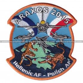 Parche Hellenic Air Force - Polish Air Force -ARAXOS 2015 - Lockheed Martin F-16 Fighting Falcon