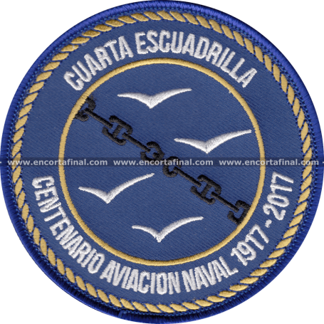 Parche Cuarta Escuadrilla - Centenario Aviacion Naval 1917-2017