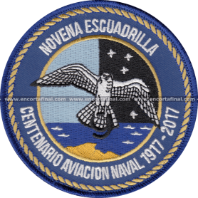 Parche Novena Escuadrilla -Centenario Aviacion Naval 1917-2017