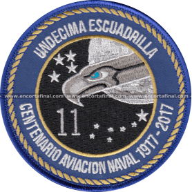 Parche Undécima Escuadrilla - Centenario Aviacion Naval 1917-2017