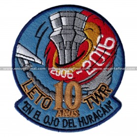 Parche Base Aérea de Torrejón - LETO TWR - En el ojo del Huracán - 10 años - 2006-2016