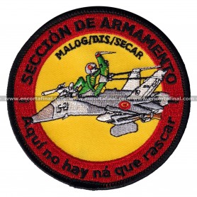 Parche Ala 15 - Sección de Armamento - Aquí no hay ná que rascar - McDonnell Douglas EF-18 Hornet