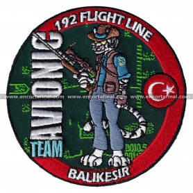 Parche Turkish Air Force - 192 Flight Line - Balikesir - Lockheed Martin F-16 Fighting Falcon