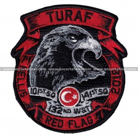 Parche Turkish Air Force - Red Flag - Turaf -  Lockheed Martin F-16 Fighting Falcon