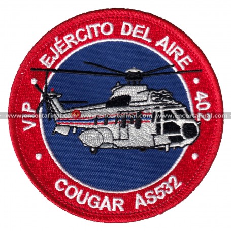 Parche Ala 48 - 402 Escuadron de Fuerzas Aereas - Cougar AS532