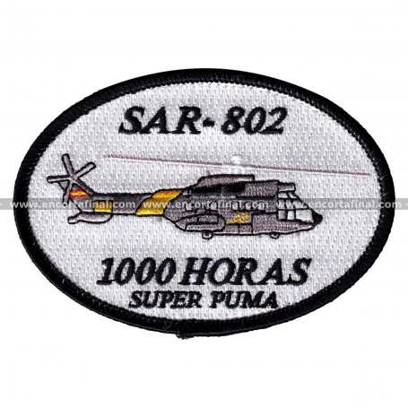 Parche 802 Escuadron - SAR-802 1000 Horas - Super Puma