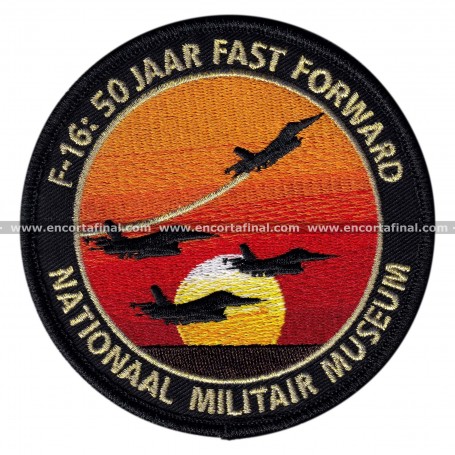 Parche F-16: 50 JAAR Fast Forward - Nationaal Militair Museum