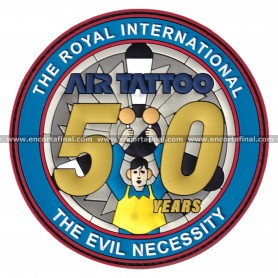 Parche The Royal International Air Tattoo (RIAT) - 50 Years - The Evil Necessity