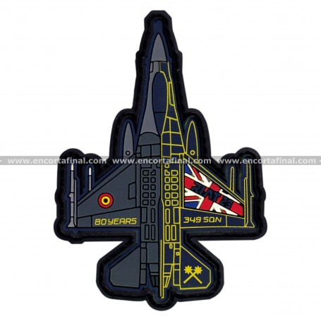 Parche Belgian Air Component - 349 Squadron - 80 Years - Lockheed Martin F-16 Fighting Falcon