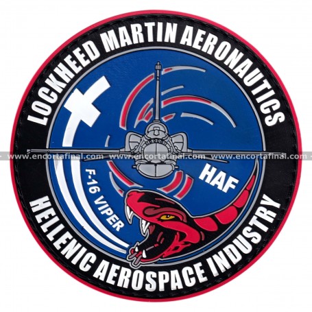 Parche Hellenic Air Force - F-16 Viper -  Hellenic Aerospace Industry - Lockheed Martin Aeronautics