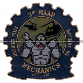 Parche United States Marine Corps 3rd HAAR - Mechanics -  Nothing flies without us - EST- 1982