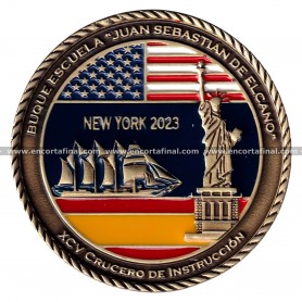 Moneda Juan Sebastian de Elcano (A-71) - New York 2023