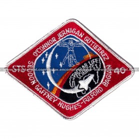 Parche NASA - Mision STS-40 - O'Connor Jernigan Gutierrez Seddon Gaffney Hughes-Fulford Bagian