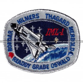 Parche NASA - Mision STS-42 - IML-1 - Bondar Hilmers - Thagard Merbold- Readdy Grabe Oswald