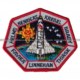 Parche NASA - Mision STS-78 - Helms - Henricks - Kregel - Brady - Favier - Linnehan - Thirsk