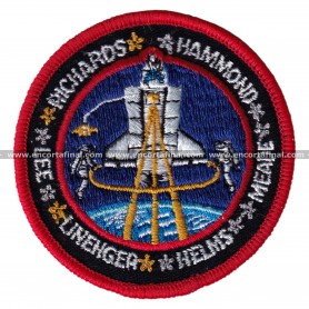 Parche NASA - Mision STS64 - Richards - Hammond - Lee - Linenger - Helms - Meade
