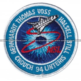 Parche NASA - Mision STS-83 - Gernhardt Thomas Voss Halsell Still - Crouch 94 Linteris