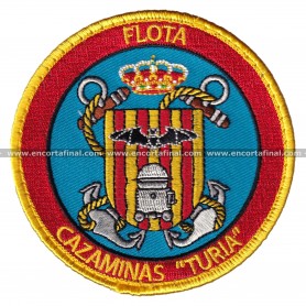 Parche Armada Española - Flota - Cazaminas "Turia"