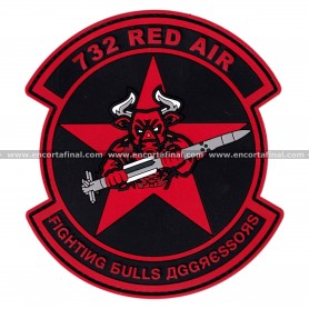 Parche Luftwaffe - Fighting Bulls Agressors - 732 Red Air