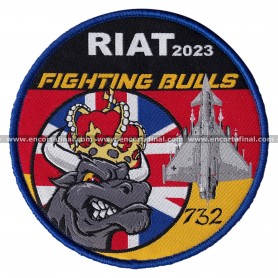 Parche Luftwaffe - Fighting Bulls - 732 SQN - Royal International Air Tatto (RIAT) 2023